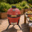 NEO Neo Cinnibar Kamado 13" Ceramic Mini BBQ Grill 2