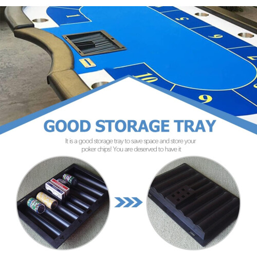 Chip Plate Accessories for Storage Plastic Poker Chip Tray for Home Decor Use 1
