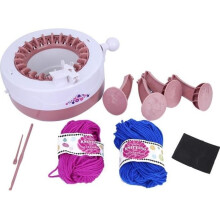 DIY-Handweb-Spielzeug-Strick- und Nähmaschine für Kinder (22 Nadeln) ABI