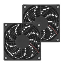 DUOKON Gehäuselüfter – 120 mm – 1200 U/min – 18 dBA – Leiser USB-Anschluss