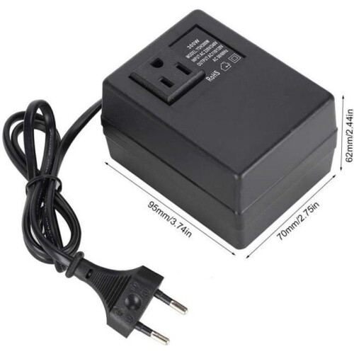 Wechselstromtransformator 220 V auf 110 V, EU-Stecker, 300 W -RAI