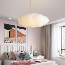 Plafonnier LED nuage 36W pour enfants, triple éclairage, luminaire de plafond pour chambre ou salon