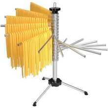 Nudeltrockengestell für Nudeln bis 2 kg, 14 ausziehbare Ebenen, integrierter Tragegriff, faltbar – Spaghettitrockengestell