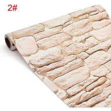Wasserfeste, selbstklebende Backsteinwandtapete – N2 0,45 x 10 m