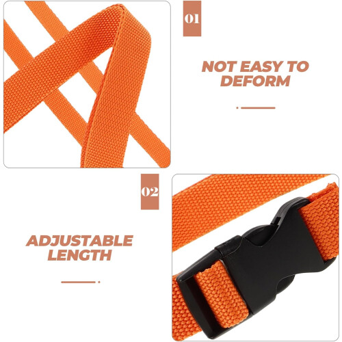 Wear-Resistant Swim Tether Safety Belt with Dual Connection Ropes, Pool Training Float Harness 2