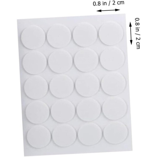 Pegatinas autoadhesivas de doble cara para mechas de velas (12 hojas) 1