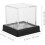 Acrylic Baseball Display Case with Black Base, Dustproof Holder for Baseballs 2