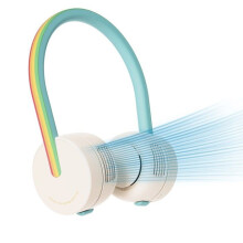 Tragbarer Nackenventilator, freihändiger, klingenloser Ventilator für Kinder, tragbarer, persönlicher, klingenloser Ventilator, wiederaufladbar