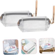 2er-Pack tragbare Waschtasche, zarte Glitzer-Kulturtasche für Reisen, Fitnessstudio, Camping und Zuhause