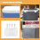 2 Sets Cooler Hinges Replacement with Screws Plastic Cooler Box Hinges Accessories Replacement Parts 7
