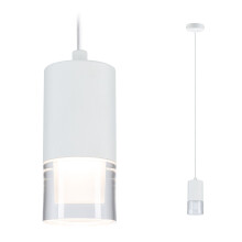 Paulmann 79998 LED pendant luminaire Kame IP44 9W clear white dimmable 230V ceiling luminaire 3000K bathroom lighting 700lm