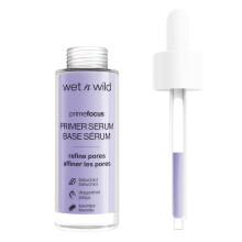 wet n wild Prime Focus Pore Minimizing Facial Serum Primer Makeup Extending, Improves Skin Texture, Hydrating & Exfoliating Retinol Alternative-Purple