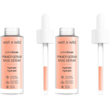 wet n wild Prime Focus Primer Serum for Face, Hydrating for Dry Skin, Makeup Primer Serum (Pack of 2) - Orange