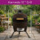 NEO Neo Kamado 13" Ceramic Mini BBQ Grill Smoker 8
