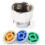 Shower Flow Reducer Limiter Set 4-Piece MultiColor 1
