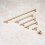 28mm Brushed Brass Reeded Round Cabinet Knob 11
