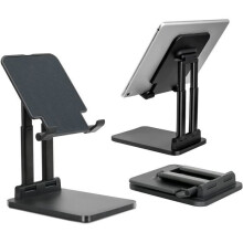 Tablet-Ständer, verstellbare Tablet-Halterung, kompatibel mit Tablets von 7 bis 15 Zoll, unterstützt iPad Pro 12,9", 11", 10,5", 9,7", iPad Air und