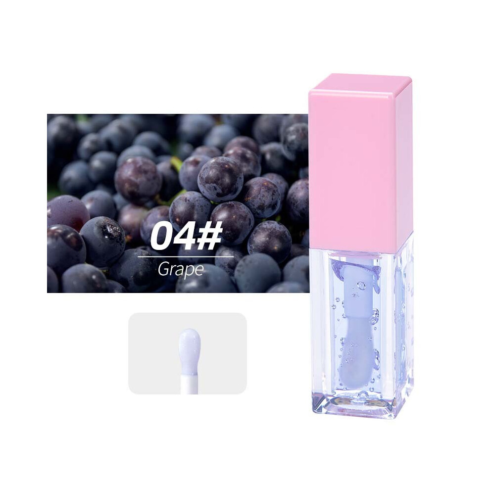 (D) Water Gloss Mirror  Lip Glaze Lip Color Lip Liquid Lip Gloss Dudu Transparent Glass Lipstick Lip Gloss Oil 5ml