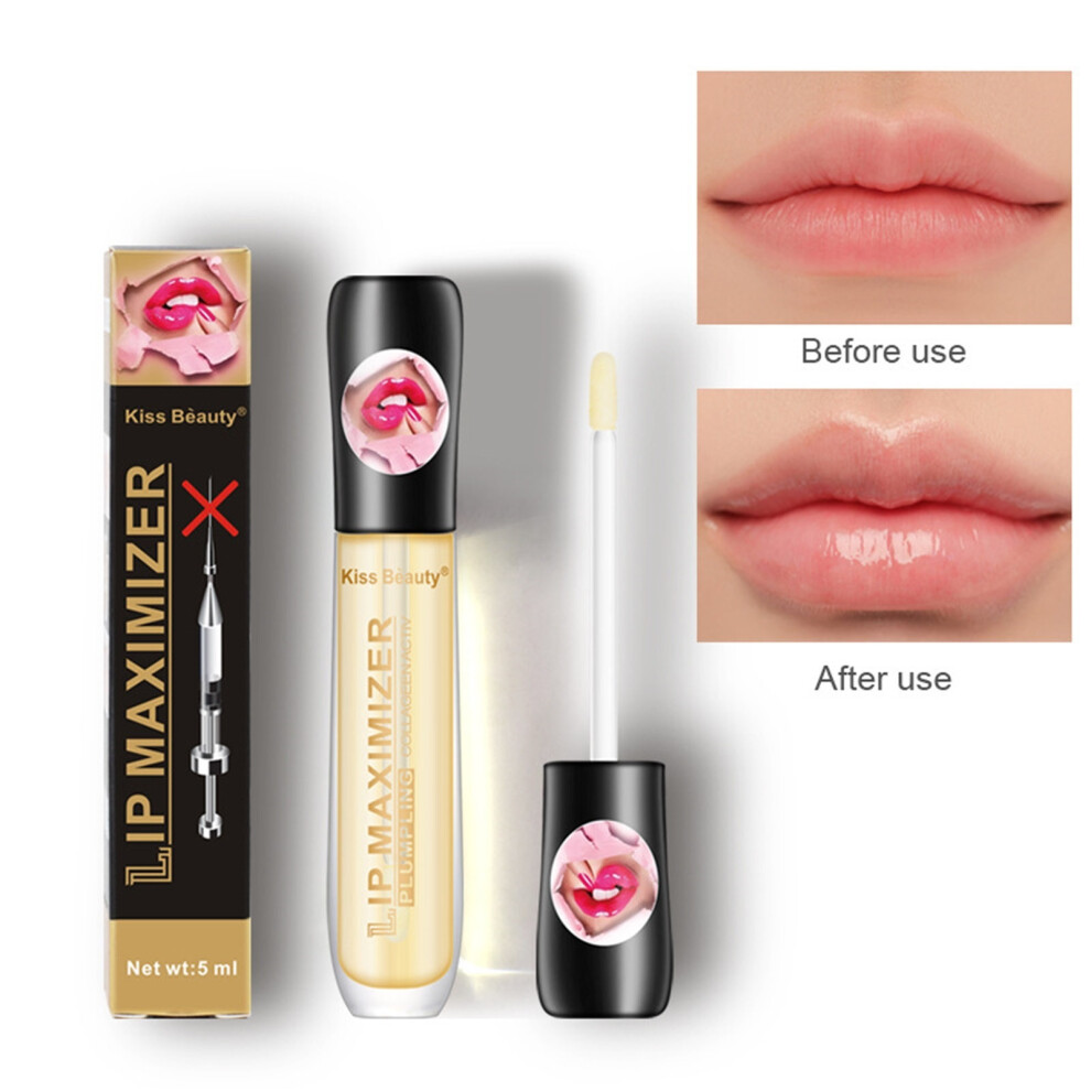 (Multicolor) Transparent Lip Plumping Oil, Moisturizing And Diminishing Lip Lines
