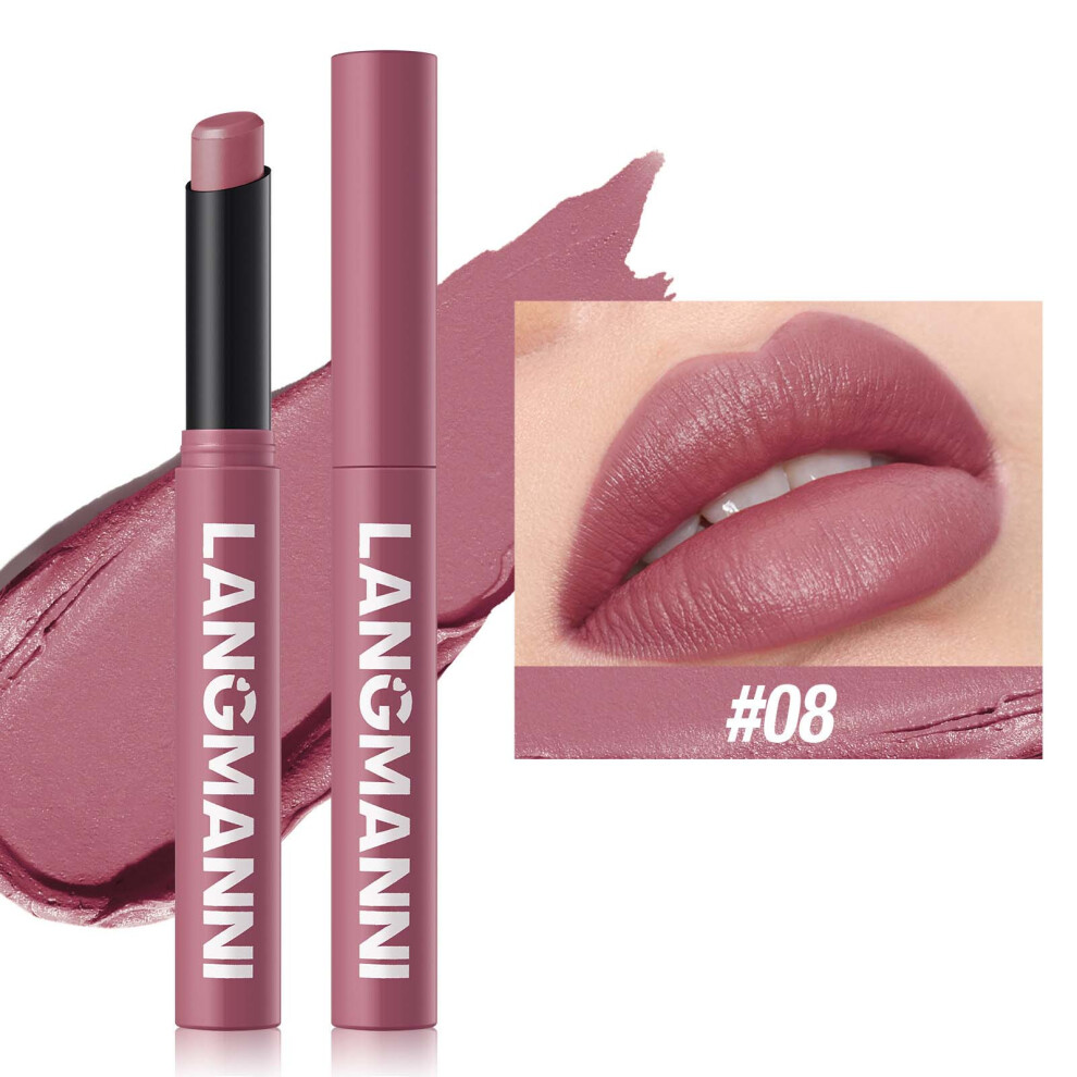 (H) Non Stick Cup Matte Lipstick  Velvet Lipstick Long Lasting Matte Lip Gloss Lipstick