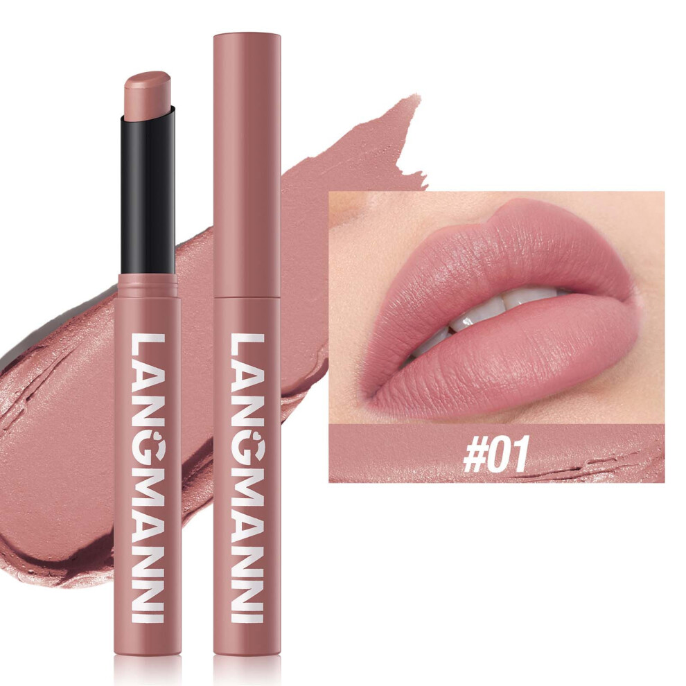 (A) Non Stick Cup Matte Lipstick  Velvet Lipstick Long Lasting Matte Lip Gloss Lipstick
