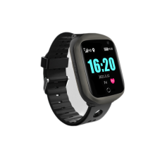 Smartwatch mit Herzfrequenz- und Blutdrucküberwachung, GPS-Positionierung, IP67 Black
