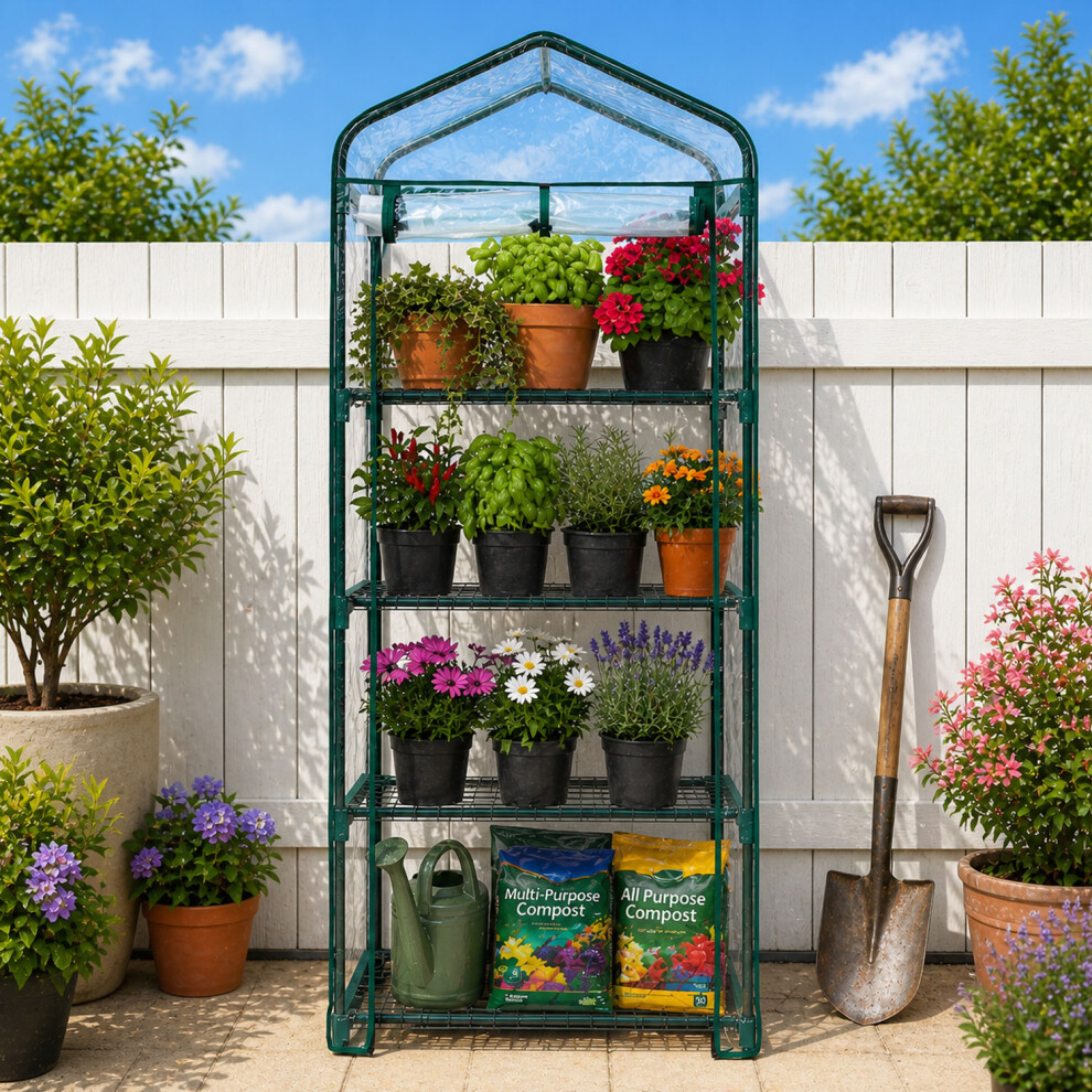 Neo 4 Tier Mini Greenhouse Pvc Cover Grow House