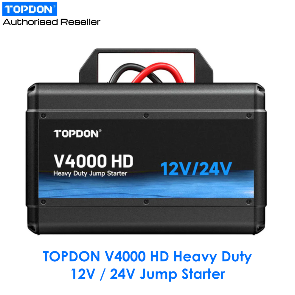 Topdon V4000 Hd Heavy Duty 12V / 24V Jump Starter 810139303633