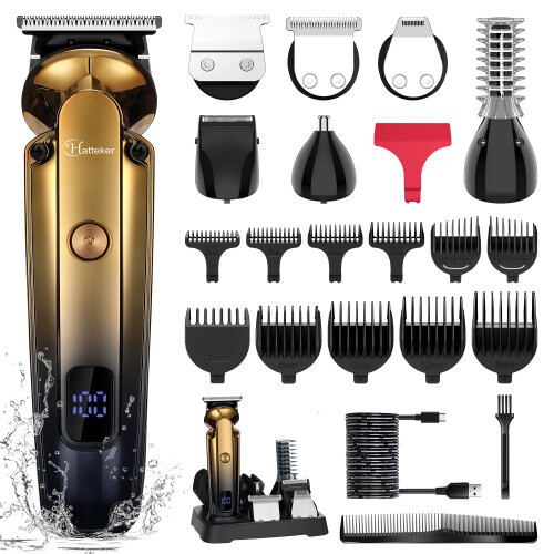 Tondeuse Cheveux et Barbe 6-en-1 Or