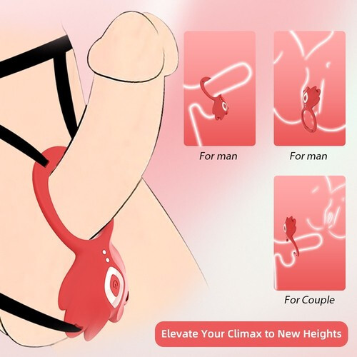 2-in-1 Wearable Couples Vibrator & Penis Ring 1