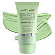 wet n wild Prime Focus Glass Skin Correct Primer Bright Crystal Finish, Green, 0.91 Fl Oz - Green