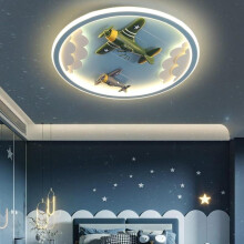 Plafonnier LED Licorne pour enfants, 72 W, 5500 lm, intensité réglable avec télécommande, rose/bleu/blanc, pour chambre d'enfant/salon