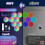 Applique murale hexagonale LED RGB réglable, commande tactile et application 4