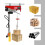 electric winch 220lbs engine hoist with remote control 1