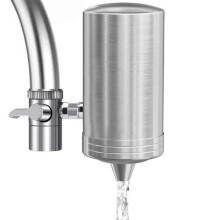 Leitungswasserfilter – ZVD – Edelstahl 304 – Chlorentfernung – Einfache Installation – Zwei Ausgänge