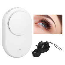 Zerodis Mini-Wimperntrockner, Wimpernventilator, Handventilator für die Wimpernhygiene, Weiß