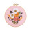 DIY Hand Embroidery Starter Kit - 3 Sets with Floral Patterns, Hoop and Tools 2