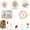 DIY Hand Embroidery Starter Kit - 3 Sets with Floral Patterns, Hoop and Tools 6