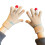 Multipurpose Knit Gloves Snowman Design Touchscreens-pink 5