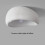 Moderne E27-LED-Deckenleuchte mit einstellbarer Helligkeit, 3 Lichtfarben, Grau, 30 cm 5