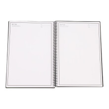 Spiral Notizbuch 30 Seiten 180x255mm schwarz