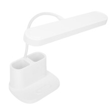 LED Schreibtischlampe stufenlos dimmbar 1800 mAh Weiß USB