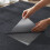 Living And Home (Dark Grey, 60x60cm) 10pcs Polyester Self Adhesive Carpet Tiles 2