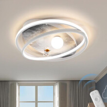 Plafonnier LED à intensité variable sur le thème des astronautes, avec télécommande, pour chambre d'enfant, salon ou bureau.