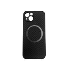 Magnetische Kohlefaser-Ladehülle für das iPhone Black iPhone 13