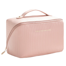 Geräumige Kultur-/Kosmetiktasche Pink