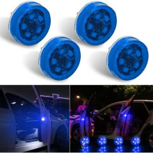 4-teiliges universelles kabelloses LED-Warnlicht-Set für Autotüren, Sicherheitsleuchten, Blitzlichter für