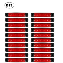 20 rote 24V-Rückleuchten für LKW-Fahrgestelle und Anhänger von MAN, DAF, Volvo, Scania, Fiat und Renault