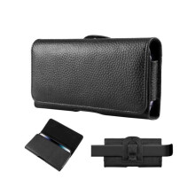 Gürteltasche - VGEBY - Leder - Für Smartphones von 6,1 bis 6,8 Zoll - Magnetverschluss - Herren