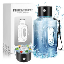 Wasserstoff-Wasseraufbereiter, 1500-ml-USB-Wasserstoff-Wasserstoffflasche, tragbarer Ionisator, Geschenk für Zuhause oder Büro